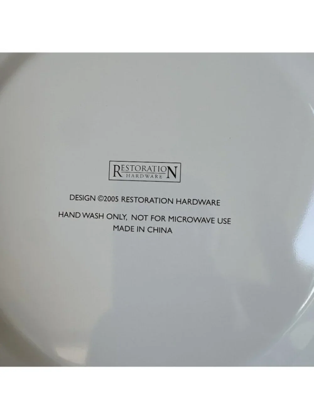 Indigo Blue Victorian Tin Plates, Set of 4, Restoration Hardware, Original Tin
